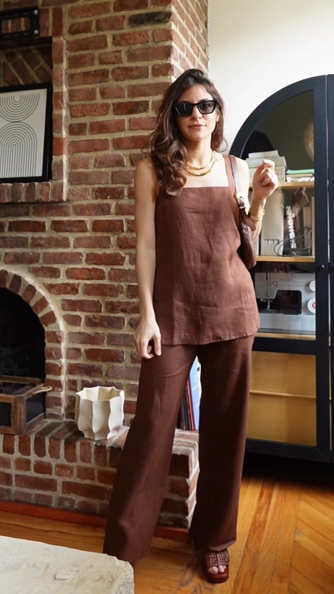 Linen matching set 🤎

#LTKStyleTip #LTKSummerEdit