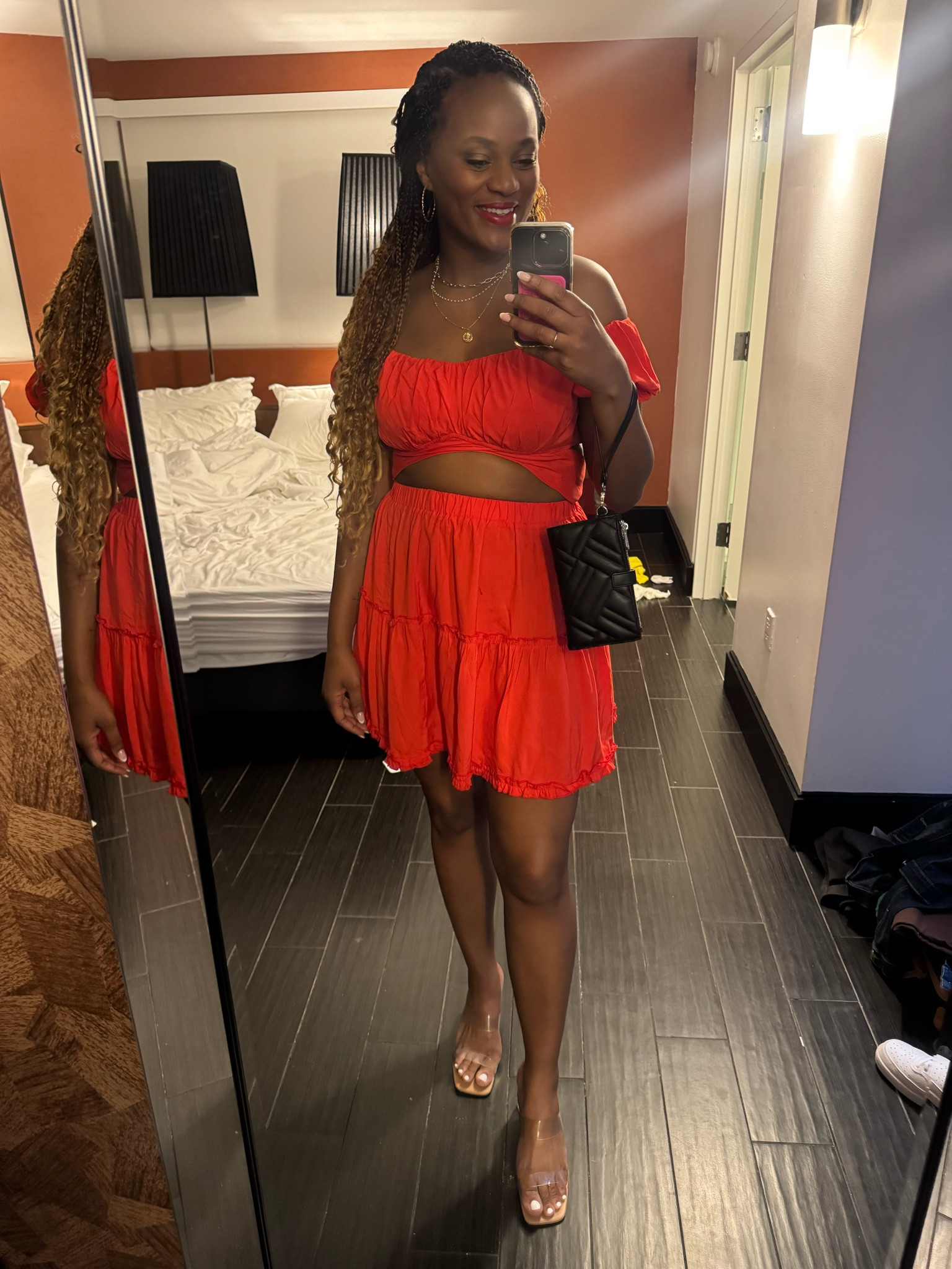 This is the most stunning look from Amazon! This two- piece skirt set has a stretchy waistband and ties in the back. It truly feels like pjs while looking stunning at the same time. I’m in a medium. 


Two piece set, vacation set, vacation dress, travel looks, resort wear, valentines outfit 


#LTKMidsize #LTKTravel #LTKFindsUnder50