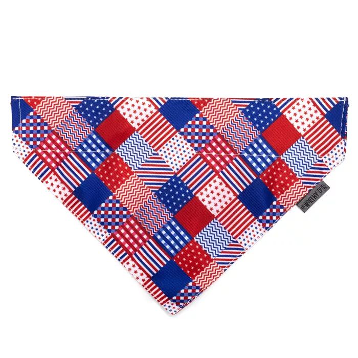 The Worthy Dog Americana Slide-On Bandana Collar Accessory | Target