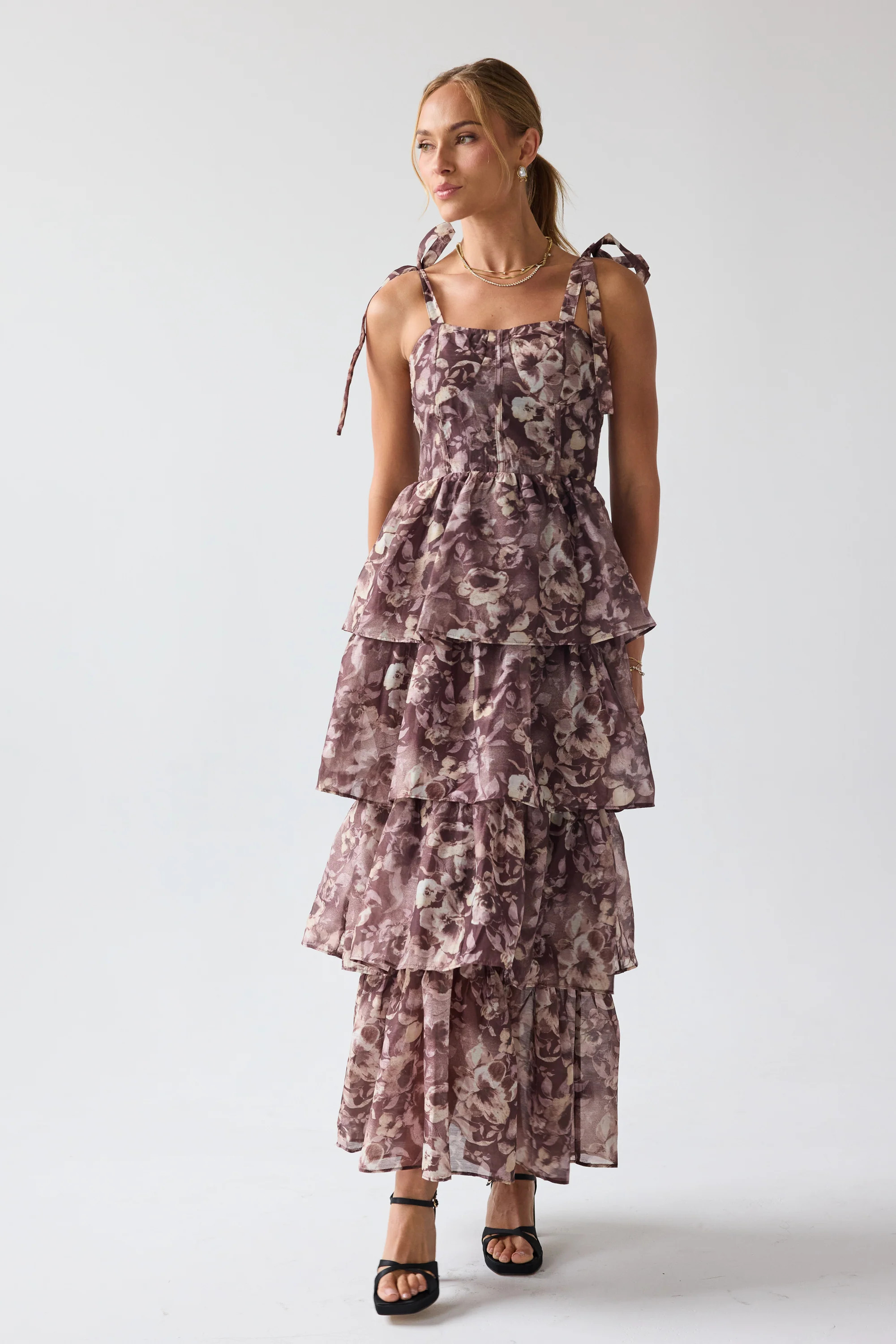 Susan Ruffle Maxi Dress | Böhme US