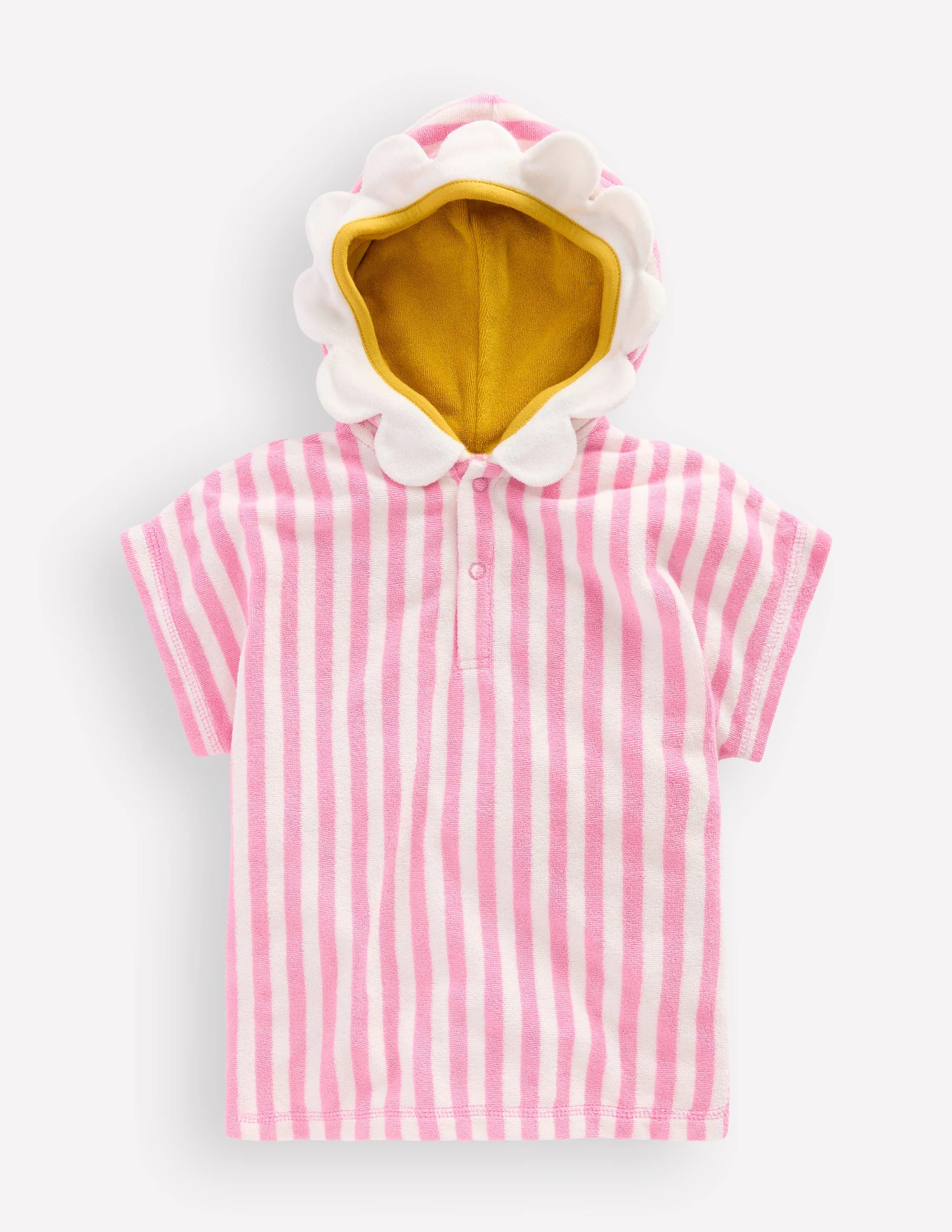 Novelty Towelling Throw-on-Pink Flower | Boden (US)
