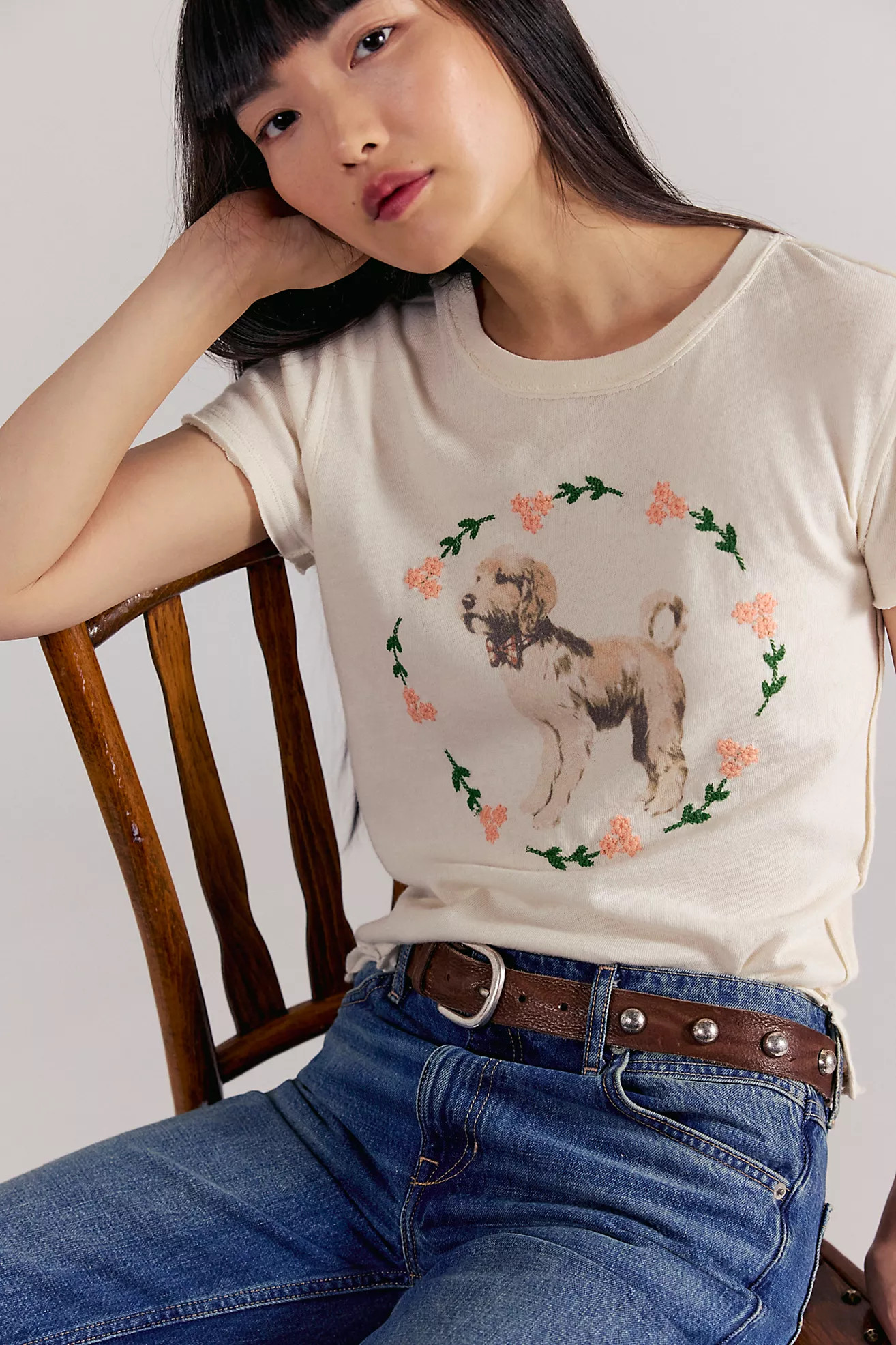 We The Free Fur Friend Tee | Free People (Global - UK&FR Excluded)