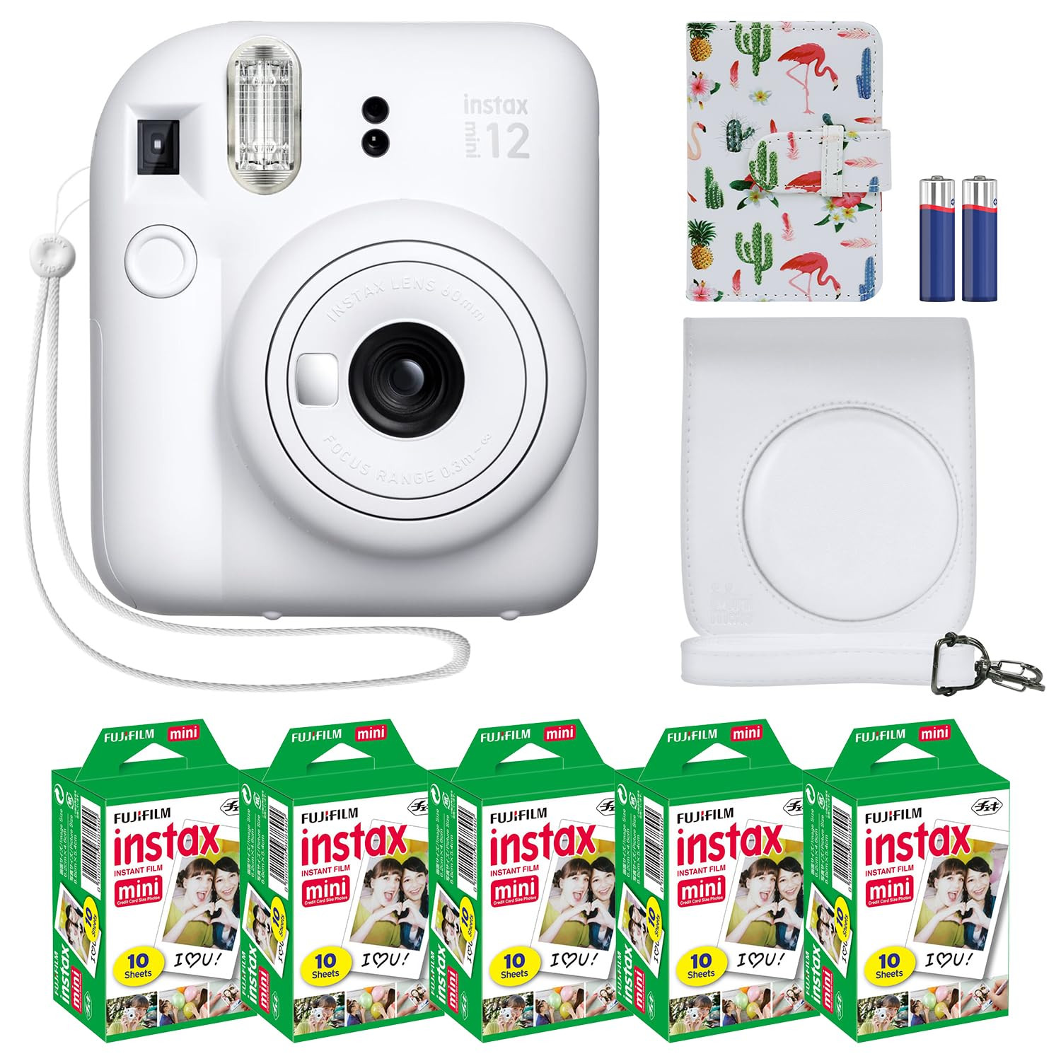 Fujifilm Instax Mini 12 Instant Camera + MiniMate Accessory Bundle & Compatible Custom Case + Fuj... | Amazon (US)
