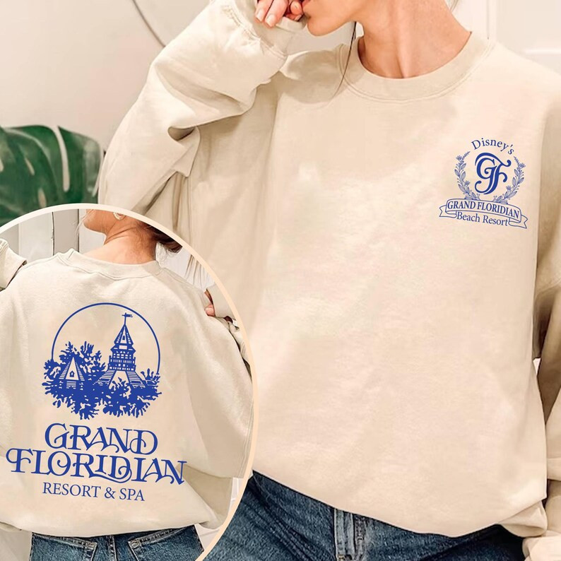 Two Sided Disney Grand Floridian Resort and Spa T-shirt, Vintage Disney Beach Resort Tee, Disney ... | Etsy (US)