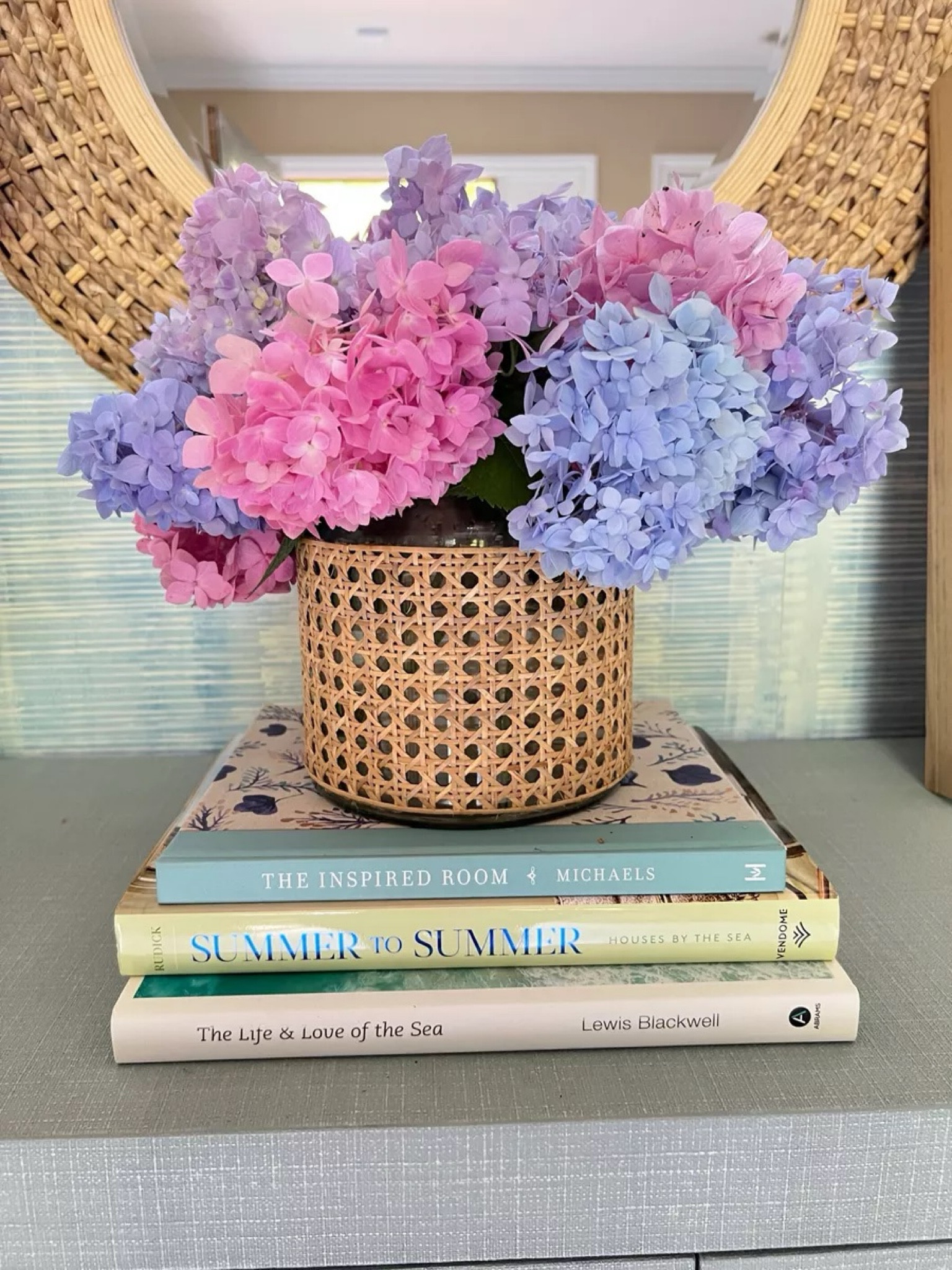 Coastal home decor inspiration! Loved this cane wrapped vase and these coastal coffee table books! 
7/31

#LTKStyleTip #LTKFindsUnder100 #LTKHome