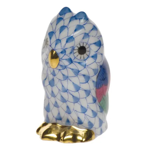 Owl Miniature Blue 1.75 In H | Gracious Style