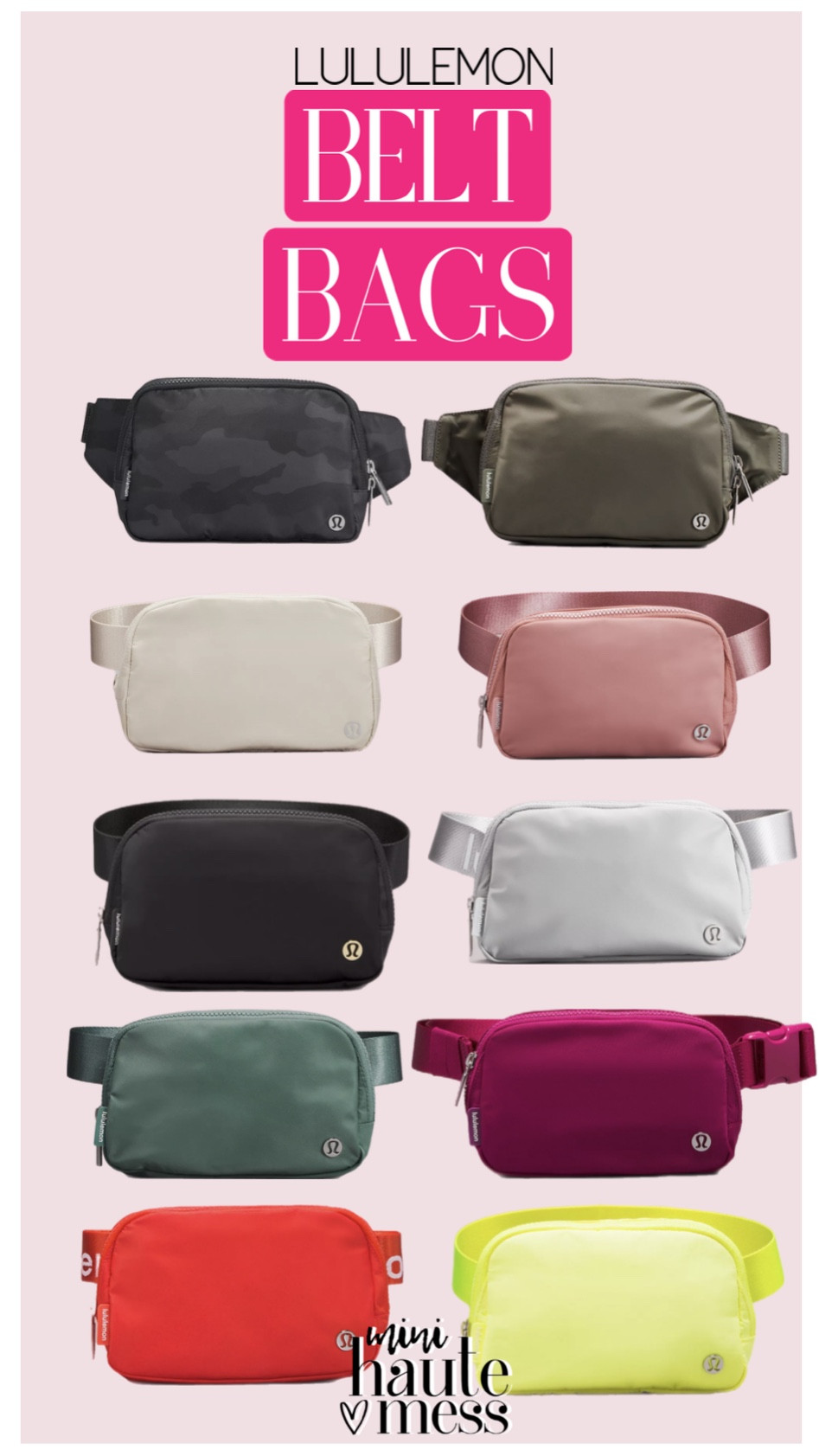 Lululemon belt bags. ✨

#LTKFestival #LTKSeasonal #LTKfit