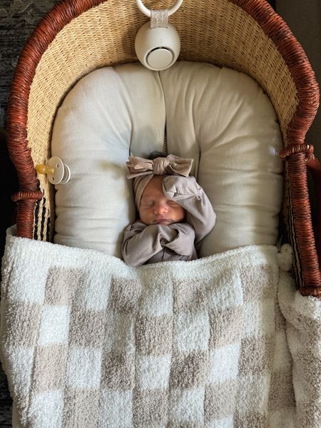 Baby girls bassinet basket & snuggle me! Used both with Ollie and love love having on hand with Evelyn, too! We use this for daytime naps with and without the snuggle me!

Hatch go, sound machine, basket bassinet, plum and sparrow, snuggle me lounger, newborn favorites 

#LTKFamily #LTKBaby #LTKFindsUnder100