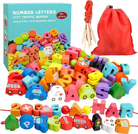 Toddler Toys for Girls Boys Age 2 3 4, Kids Montessori Wooden Toy Gifts for 36 Month 2 Year Old B... | Amazon (UK)