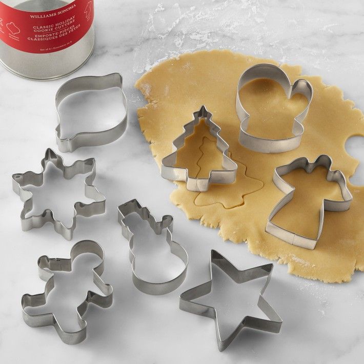 Williams Sonoma Classic Holiday Cookie Cutters, Set of 8 | Williams-Sonoma