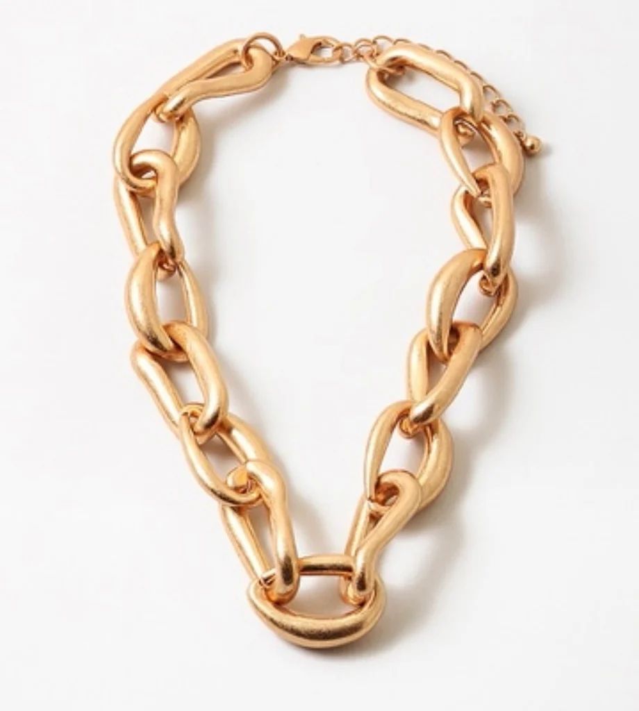 Gold Link Statement Necklace | Erin McDermott Jewelry