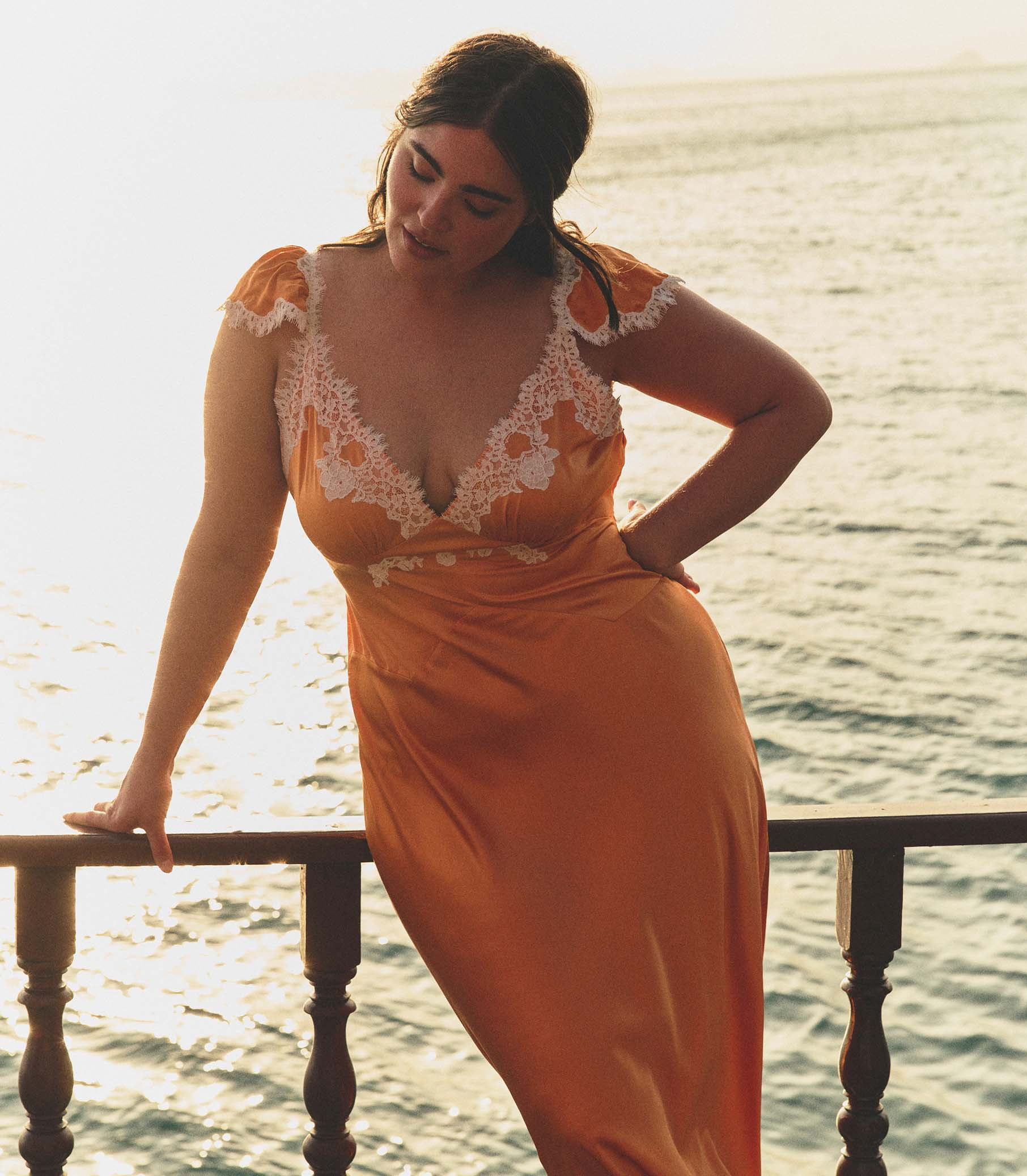 Fiona Dress - Tangerine | DÔEN | DOEN