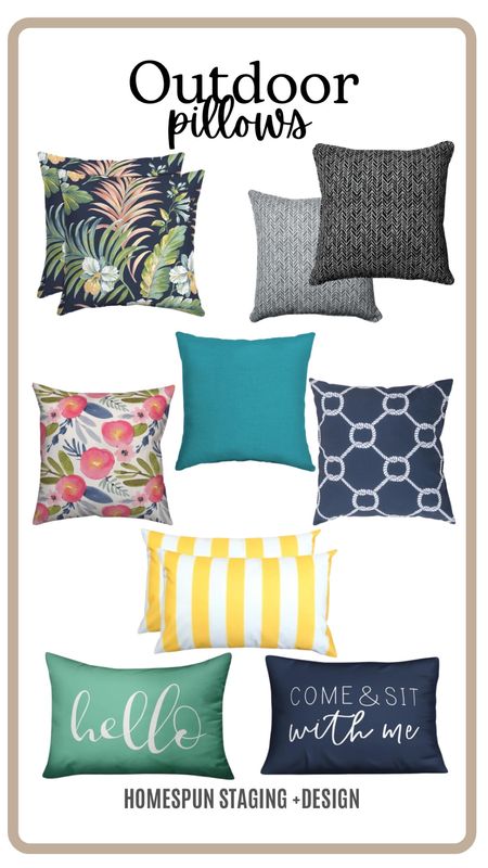 Outdoor pillows to spruce up those seating areas  

#LTKhome #LTKSeasonal #LTKsalealert