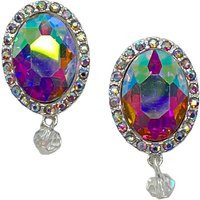 Cinderella Earrings Park Rhinestone Crystal Ab Dangle Bride | Etsy (US)