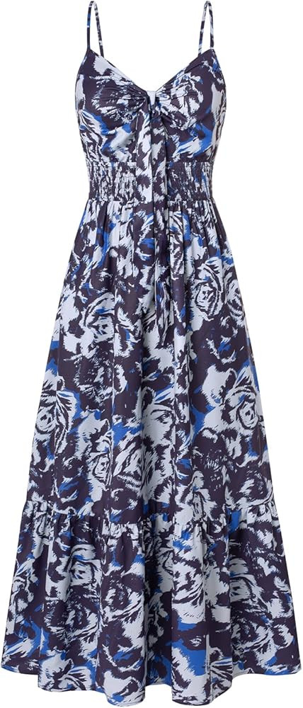 GRACE KARIN Womens Summer Floral Maxi Dresses 2026 Long Flowy Boho Dress Beach Vacation Sundresse... | Amazon (US)