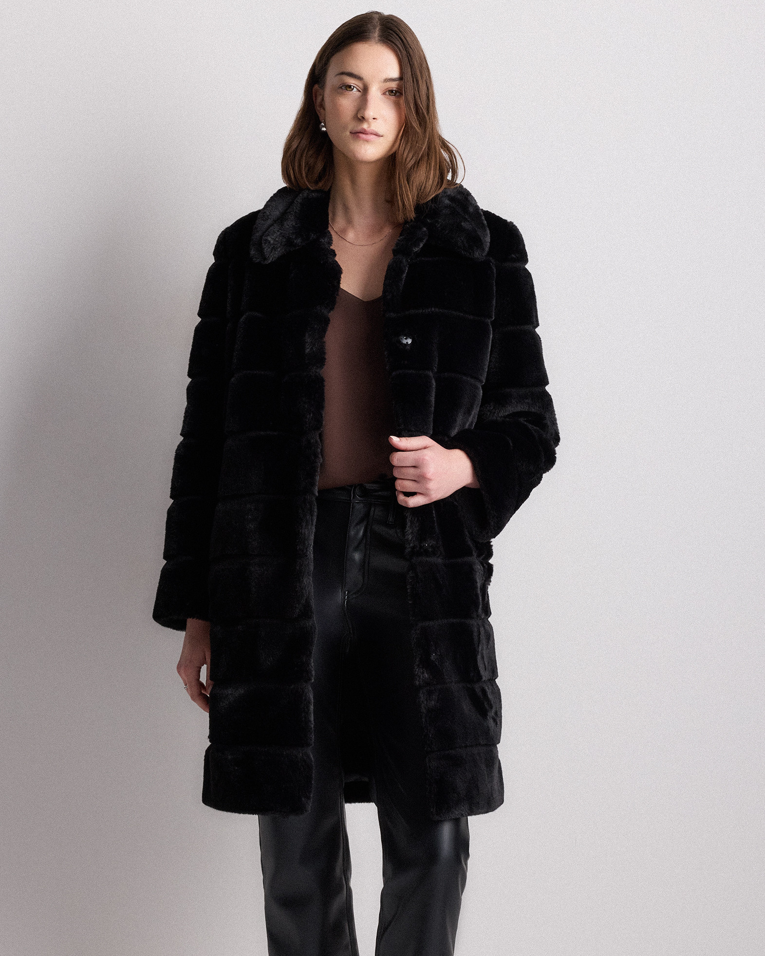 Faux Fur Long Coat | Quince