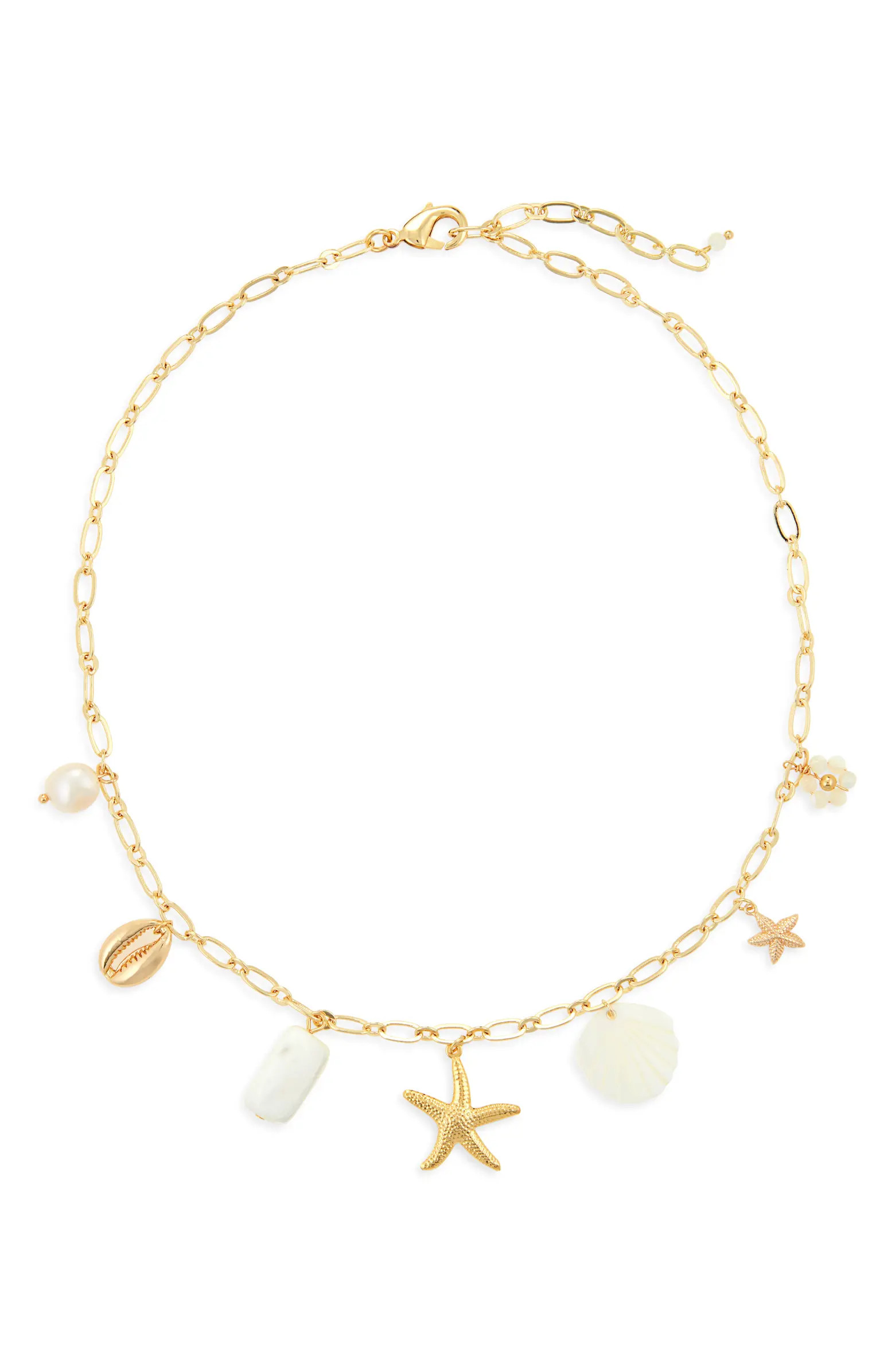 Panacea Sea Charms Faux Pearl Necklace | Nordstrom | Nordstrom