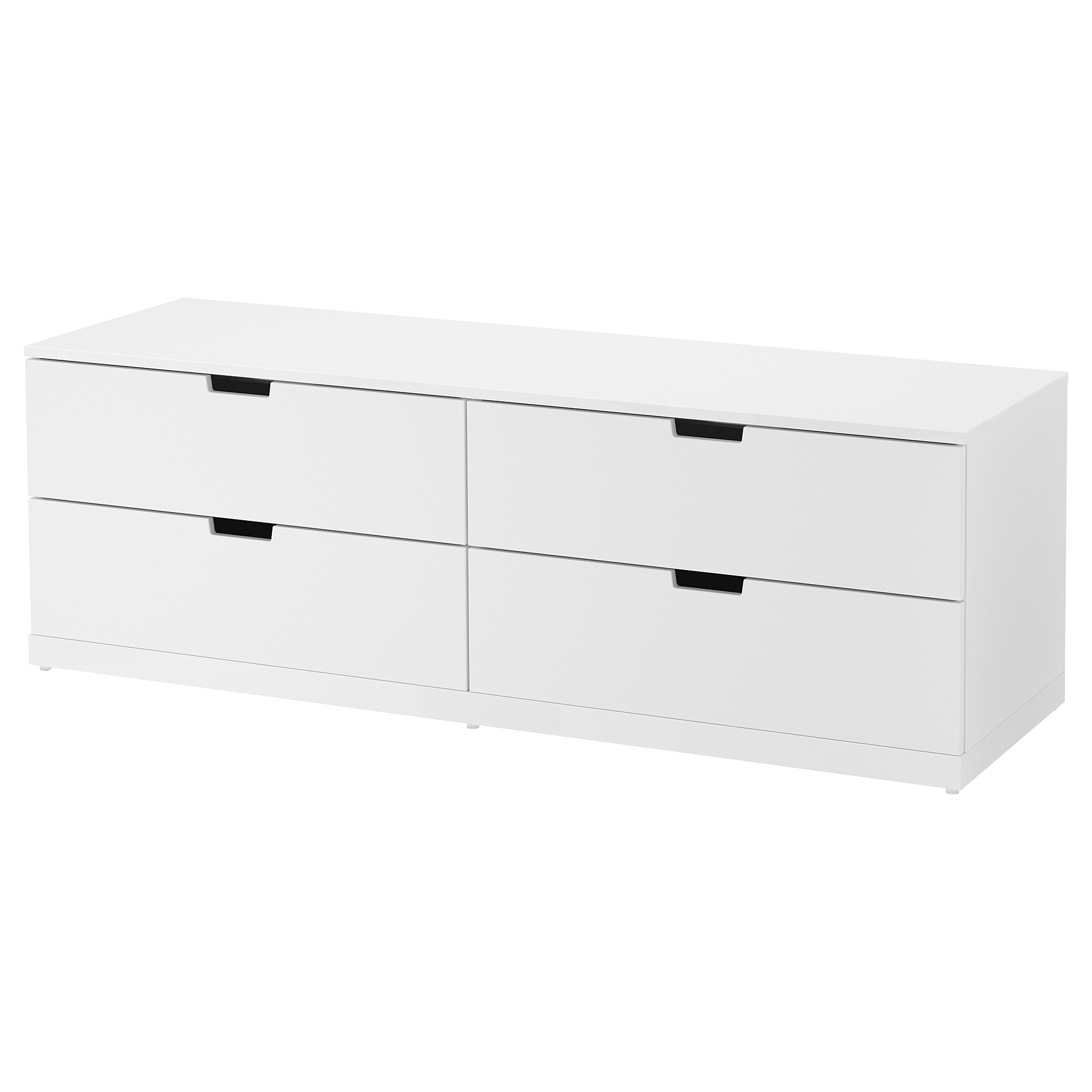 NORDLI Kommode mit 4 Schubladen, weiß, 160x54 cm - IKEA Deutschland | IKEA (DE)
