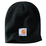 Carhartt Men's Knit Beanie, Black, One Size | Amazon (US)