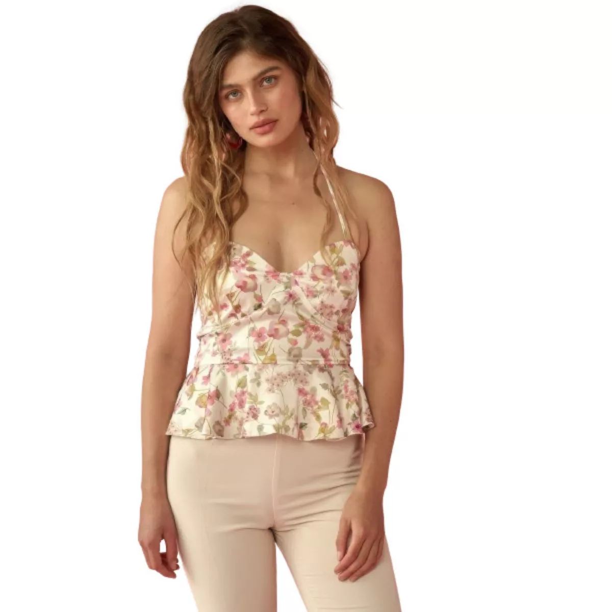 A Floral Print, Woven Cami Top | Kohl's