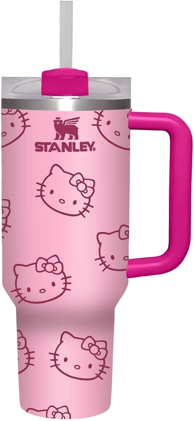 Stanley Cup Accessories Include, 40oz Insulated Travel Mug Tumbler with Handle Double Wall Vacuum... | Amazon (US)