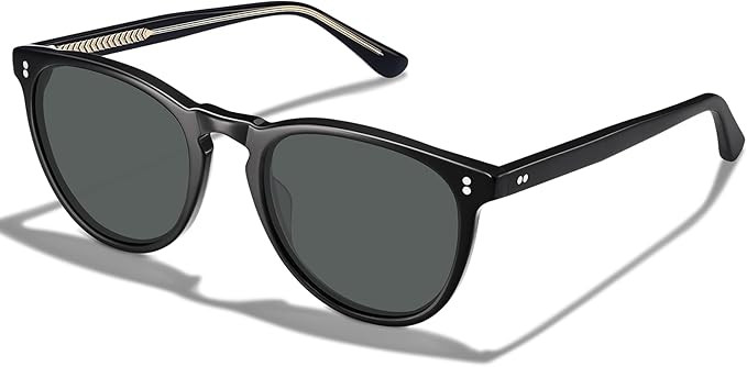 CARFIA Acetate Polarized Sunglasses for Women Trendy Retro Sun Glasses | Amazon (US)