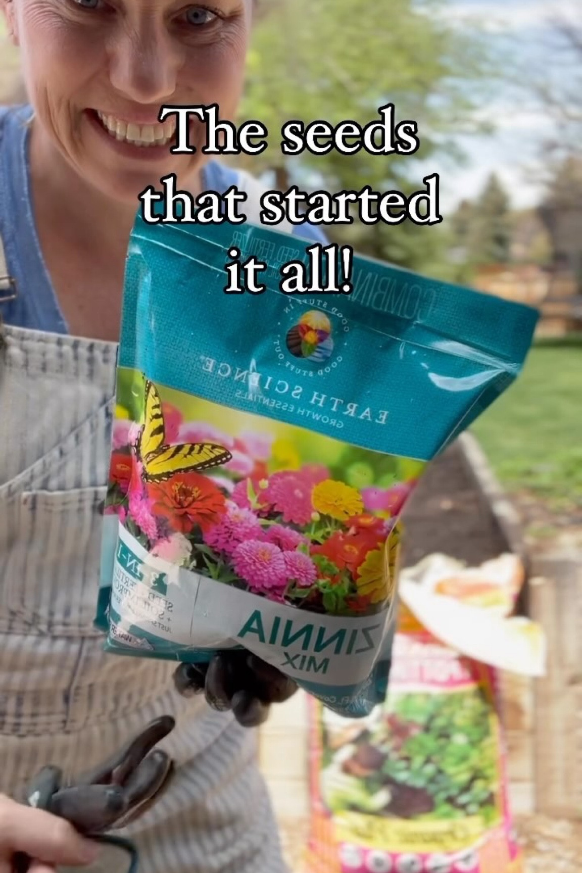 Would you believe this was me three years ago with my very first bag of zinnia seeds? It’s true! 🤗 

I was searching for an easy way to grow beautiful flowers, and I never in my wildest dreams would’ve thought that this bag of @earthscienceco zinnia seeds would bring me so much joy over the past few years! 

This is a great bag to start with or to use year after year like me! 

Also, I do plan on trying a lot of fun new ones this year as well. Which is pushing me out of my comfort zone a bit…what if they don’t work? I guess all I can do is try, right?!☺️

If you want me to send you my seed list along with a link to this bag, comment “seeds24” and I’ll send it your way!☺️🌸

I’m in zone 5b and counting down the days until I can plant my zinnia seeds. Just one more month! 

#zinniaseeds  #lazygirlsgardenclub #plantingflowerseeds #seedstoflowers #cutflowergarden #cutflowergardening #zinnias