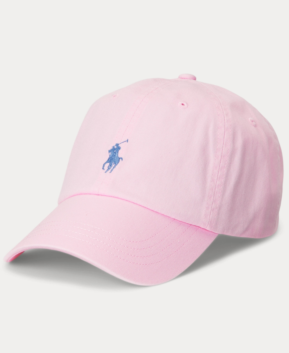 Polo Ralph Lauren Women's The Iconic Cotton Chino Ball Cap - Carmel Pink /Jewel Blue | Macy's