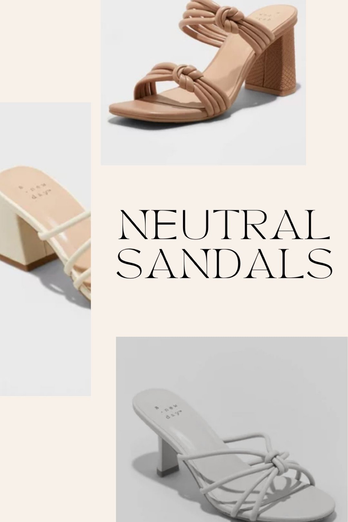 Neutral sandals for any occasion, casual or dressy!

#LTKunder50 #LTKFind #LTKSeasonal