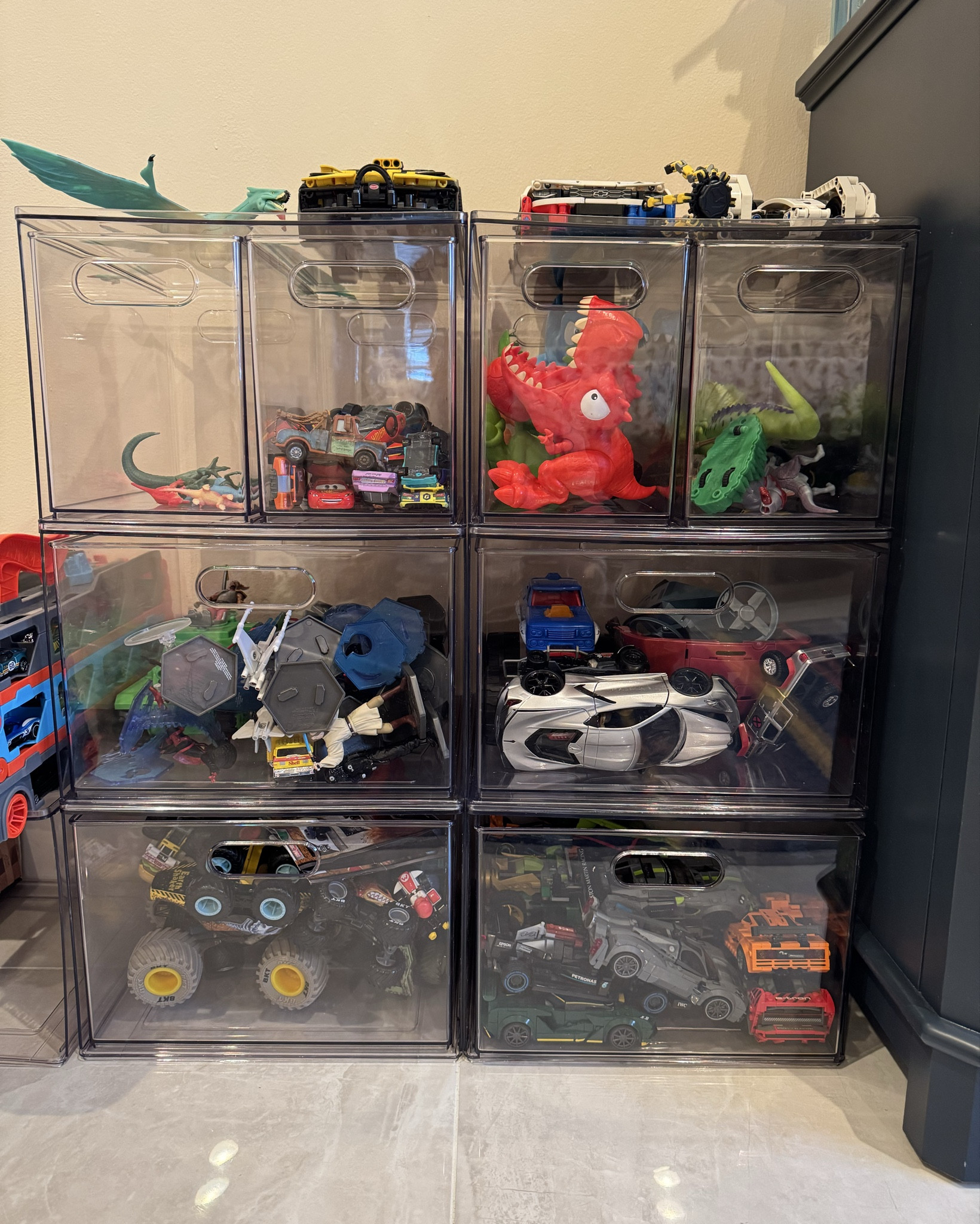 Clear storage with drawers perfect for organizing toys, make up or arts and crafts 

#LTKHome #LTKKids