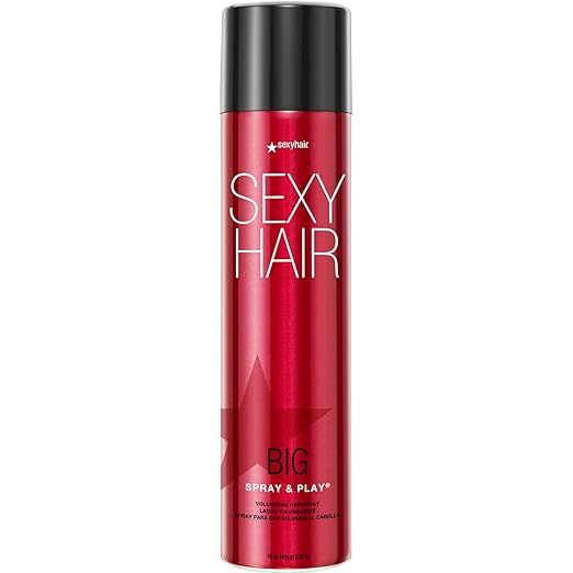 SexyHair Big Spray & Play Volumizing Hairspray | Hold and Shine | Up to 72 Hour Humidity Resistan... | Amazon (US)
