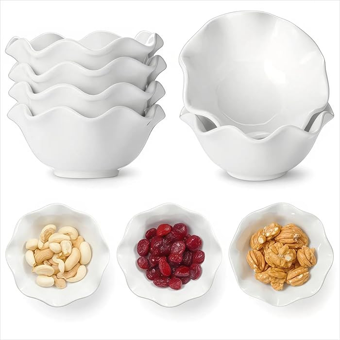 Dipping Bowls Set of 6,Ceramic Dipping Sauce Bowls,Serving Snack Chip Bowl for Kitchen Home Party... | Amazon (US)