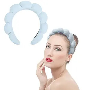 iMaylex Sponge Spa Headband, Terry Towel Cloth Fabric Hair Band for Face Washing, Makeup, Removal... | Amazon (US)