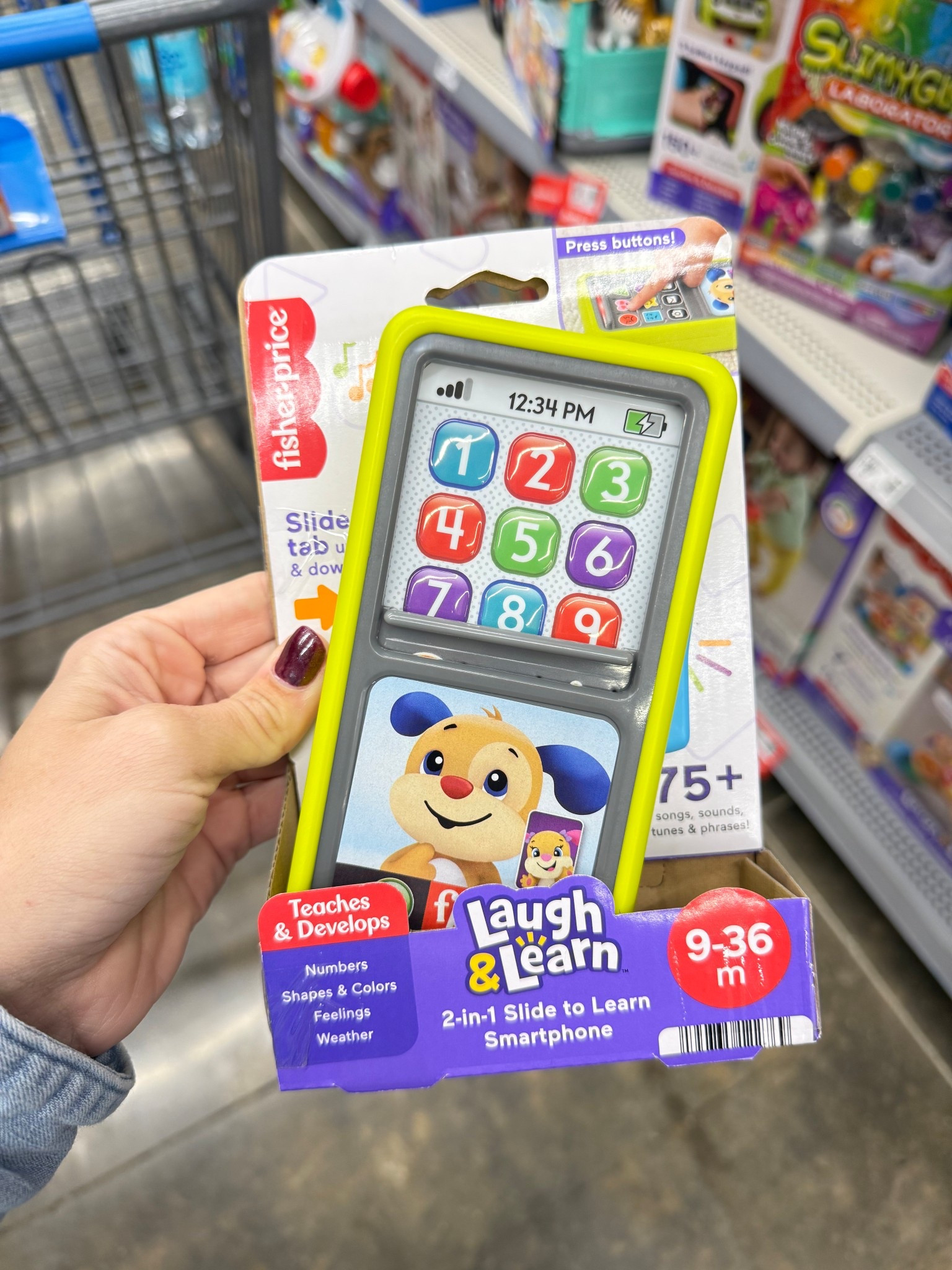 Fisher-Price Laugh & Learn 2-in-1 Slide to Learn Smartphone Musical Toy for Baby & Toddler

#LTKHoliday #LTKGiftGuide #LTKKids