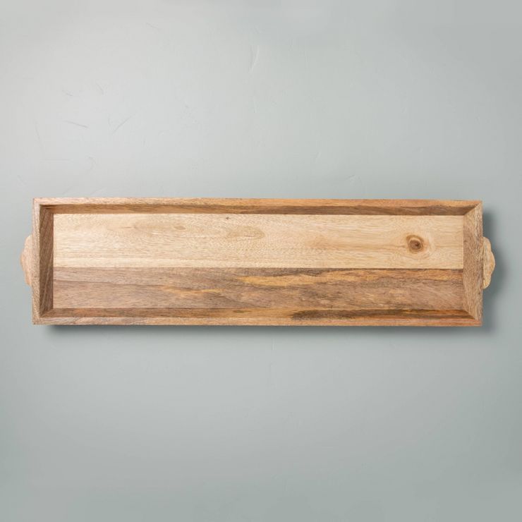 Carved Wood Tray - Hearth & Hand™ with Magnolia | Target