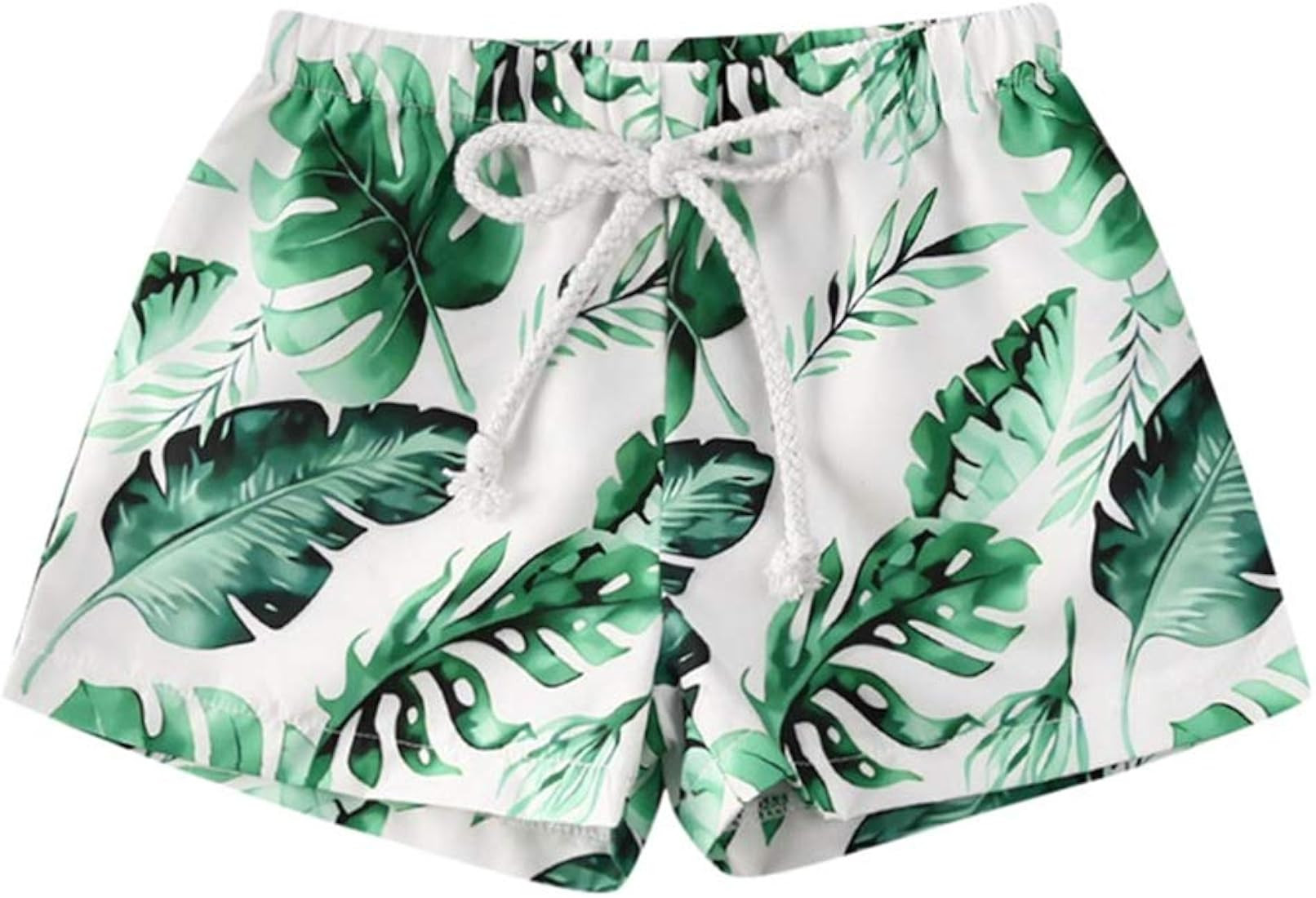 Styles I Love Baby Toddler Green Palm Leaves Swim Shorts Bathing Suit Beach Pool Swimwear Little ... | Amazon (US)