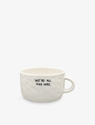 Anna + Nina x Disney We're All Mad Here Stoneware Cappuccino Mug | Selfridges