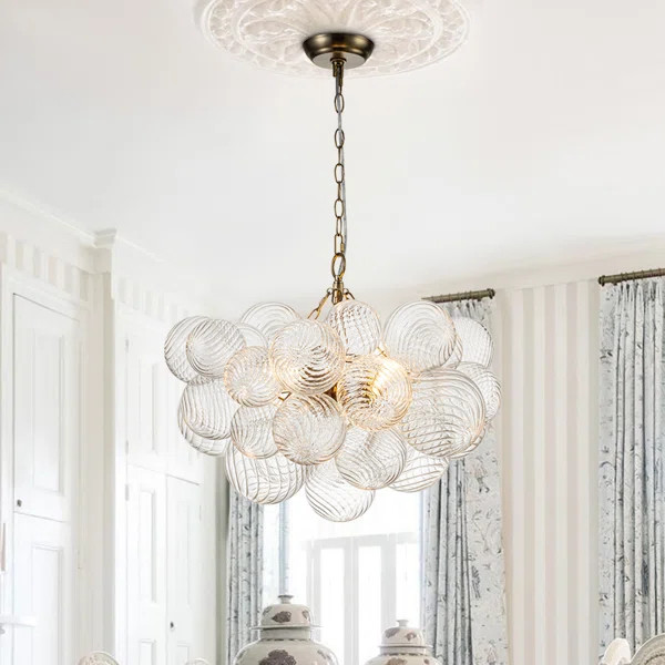 Laquanya 3 - Light Dimmable Tiered Chandelier | Wayfair North America