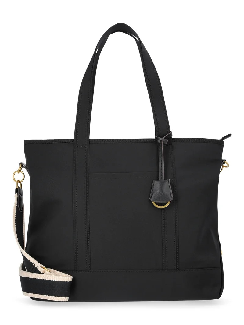 Free Assembly Women's Medium Tote, Black | Walmart (US)