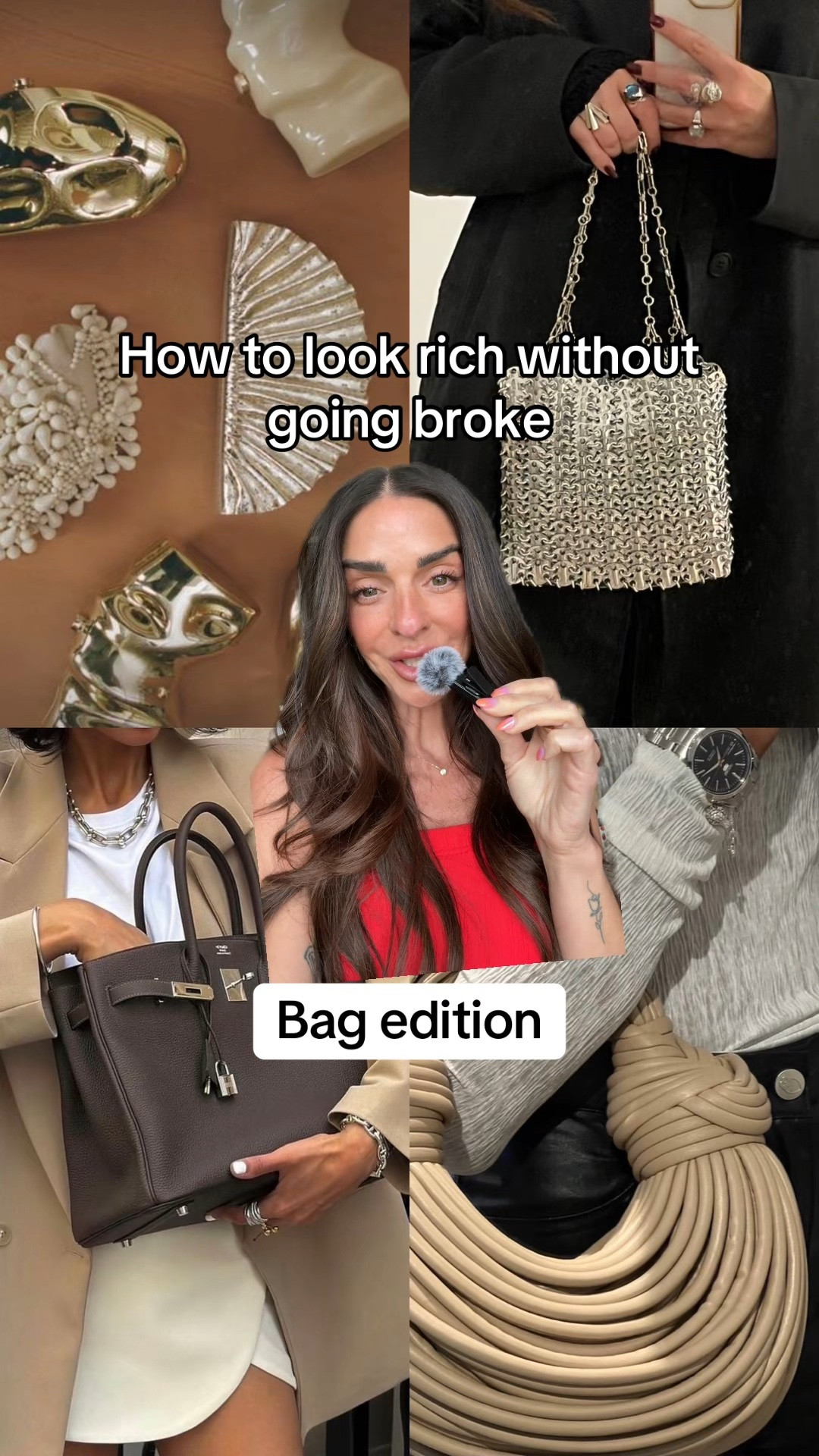 How to look rich without going broke. Bag edition.