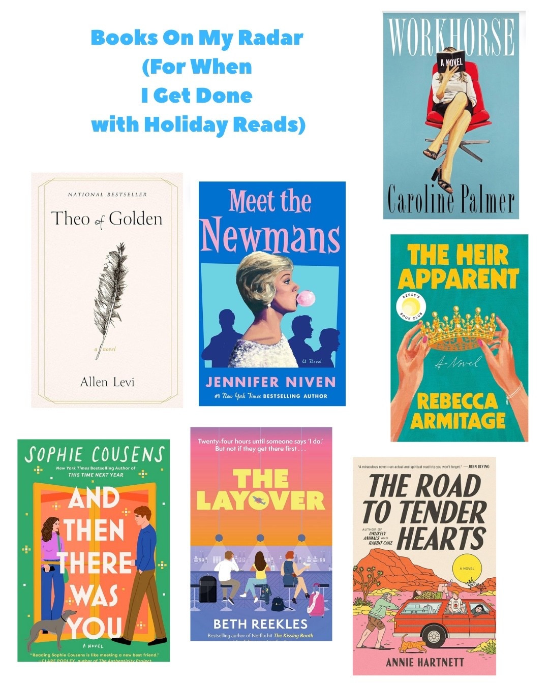 Books On My Radar 📚 
… for when I get done with my Christmas reads!
