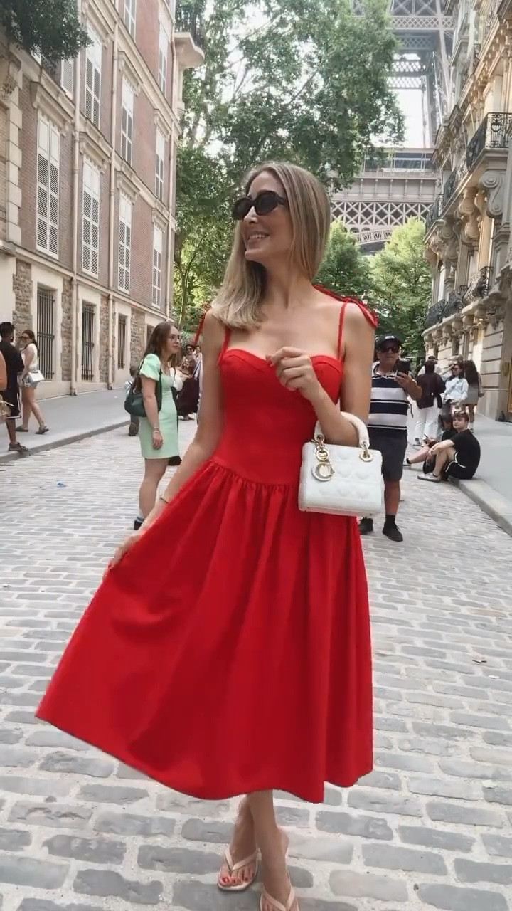 Gorgeous summer red dress I wore in Paris yesterday / the perfect kitten heels
Under 100! It’s very flattering and elegant 
Wearing a size small 
Valentine’s Day outfit women 
Date night outfits 

#LTKValentine #LTKootd #LTKU