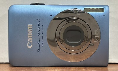 Canon PowerShot SD1300 IS 12.1 MP 4x Optical Zoom Blue Compact Digital Camera  | eBay | eBay US