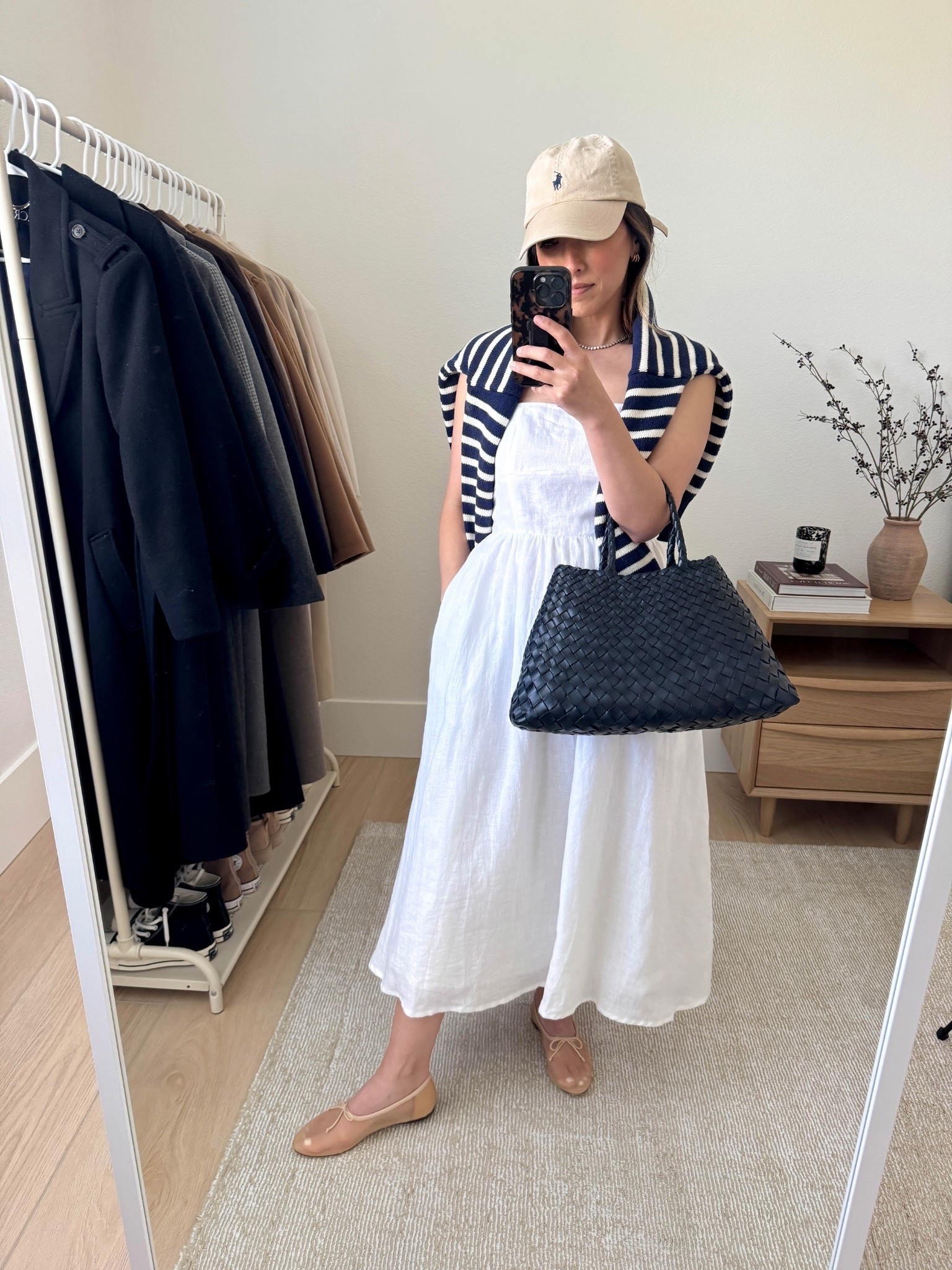 A great base dress that can be dressed up or down. Runs tts

Quince linen dress xs
Minnow Swim sweater medium. Runs small
Dragon Diffusion santa croc small
Loeffler Randall flats 5
Polo Ralph Lauren hat
Dorsey James necklace 15"
J.Crew earrings

Summer outfits, summer style, petite style, dresses 

#LTKFindsUnder100 #LTKShoeCrush #LTKPetite