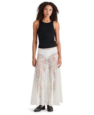 Women's Veera Sheer Lace Maxi Skirt | Macy's