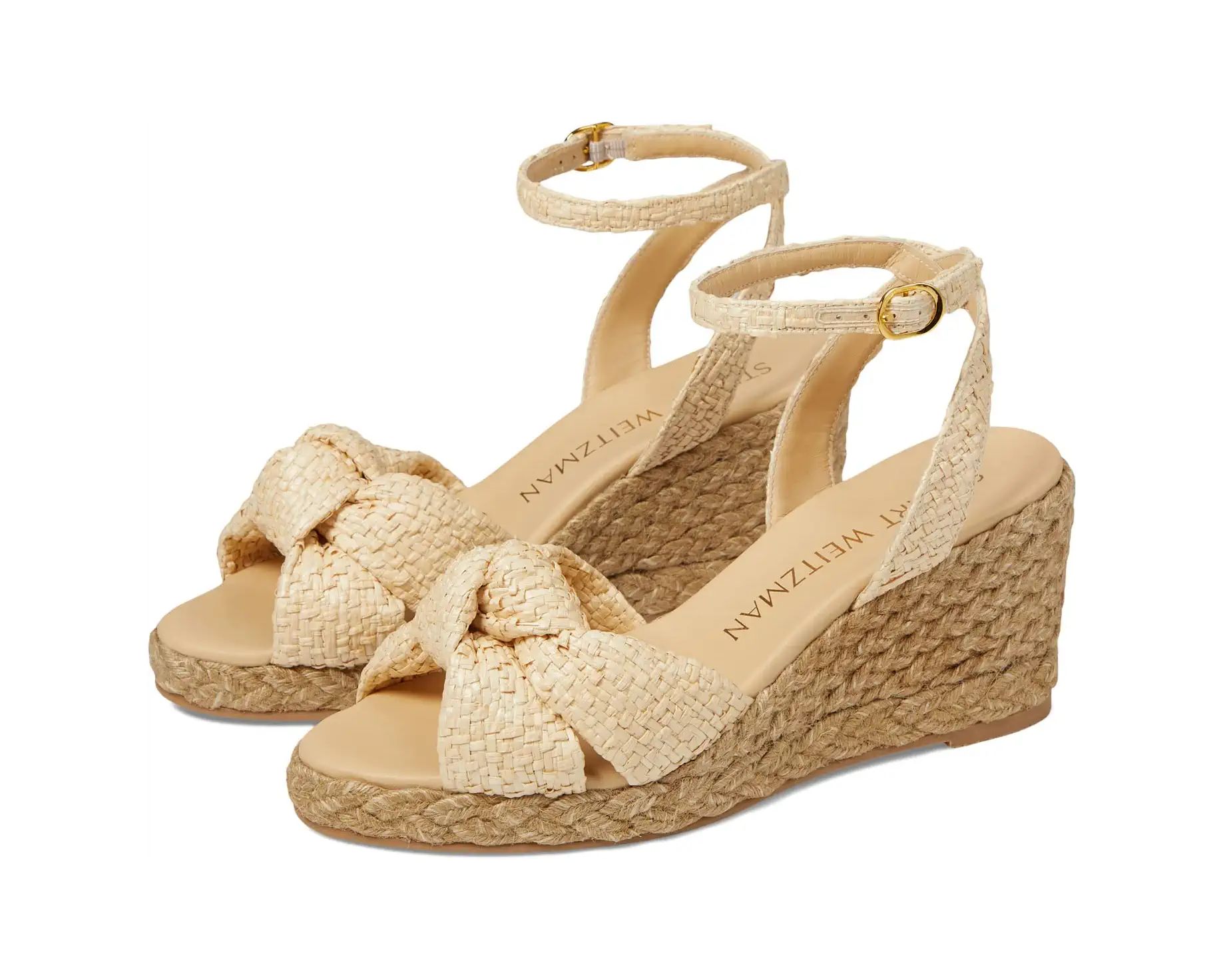 Stuart Weitzman Playa Espadrille Knot Wedge | Zappos