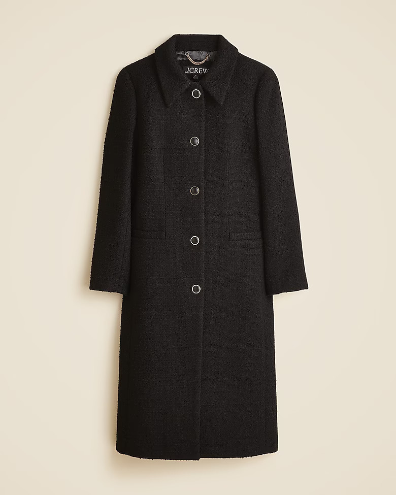 Tweed lady day topcoat | J. Crew US