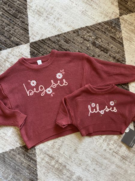 Obsessed with this affordable big sis and lil sis embroidered sweater 😍

#LTKbump #LTKkids #LTKbaby