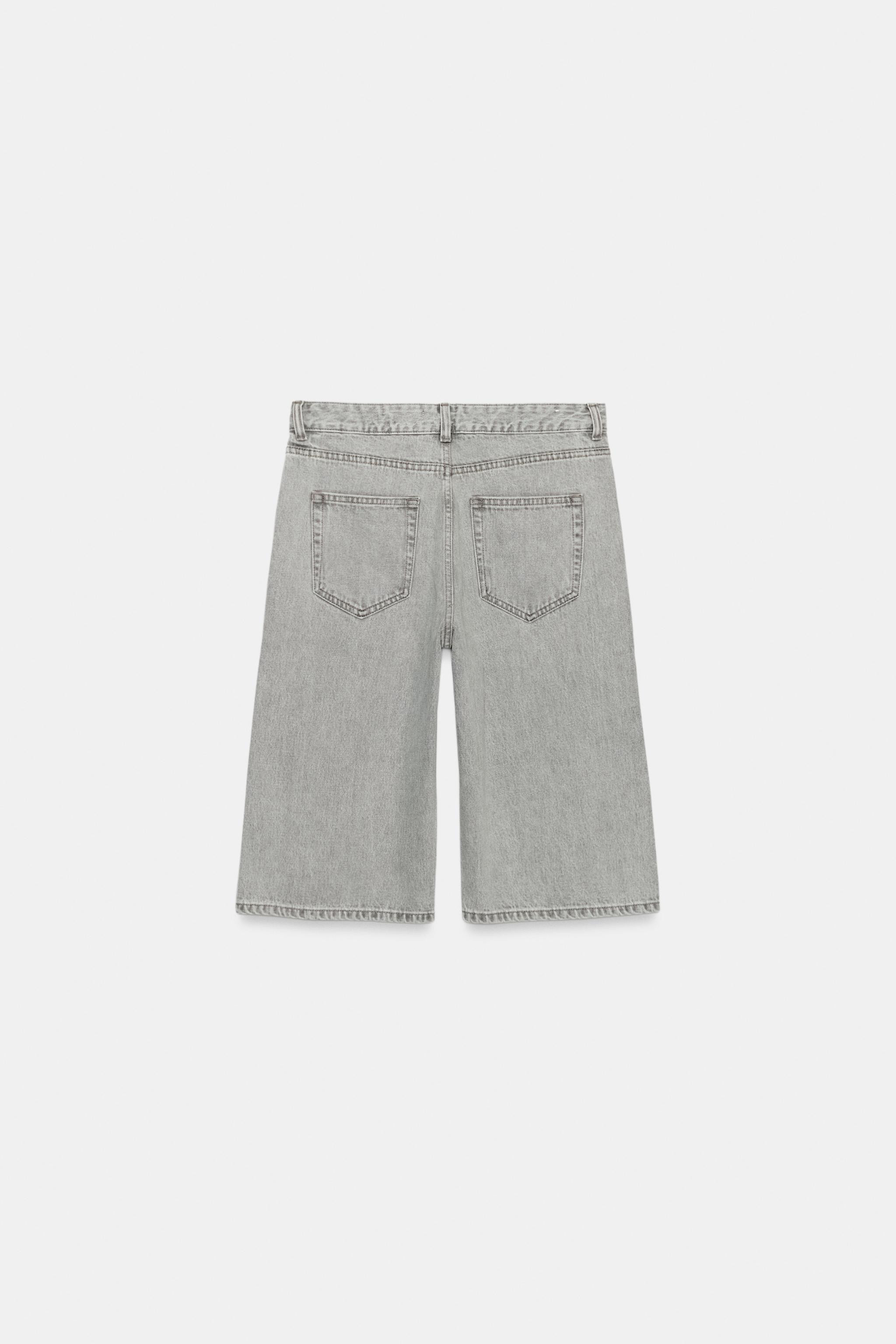 MID-RISE DENIM SHORTS ZW COLLECTION | Zara US