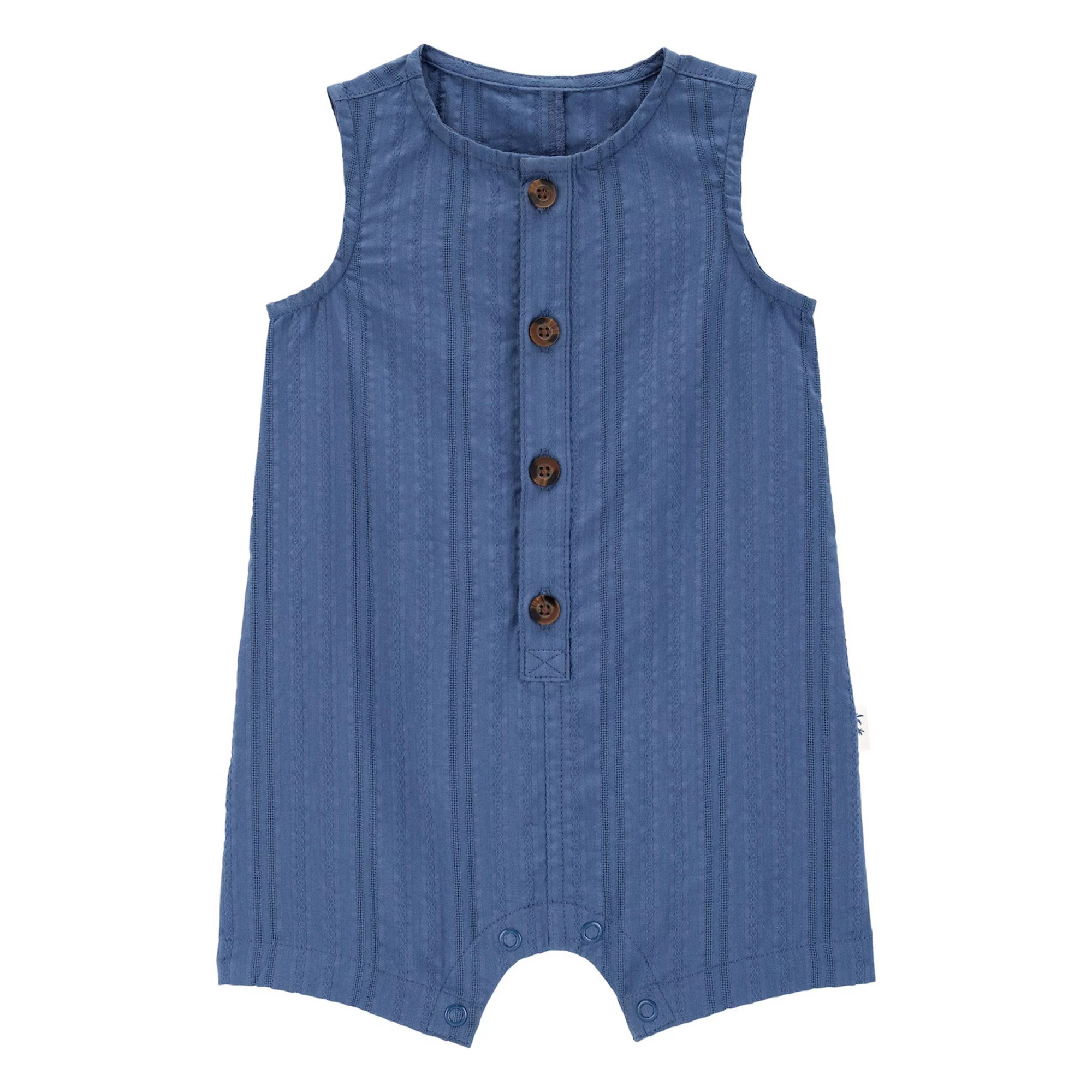 Baby Boy Carter's Sleeveless Button-Down Romper | Kohl's